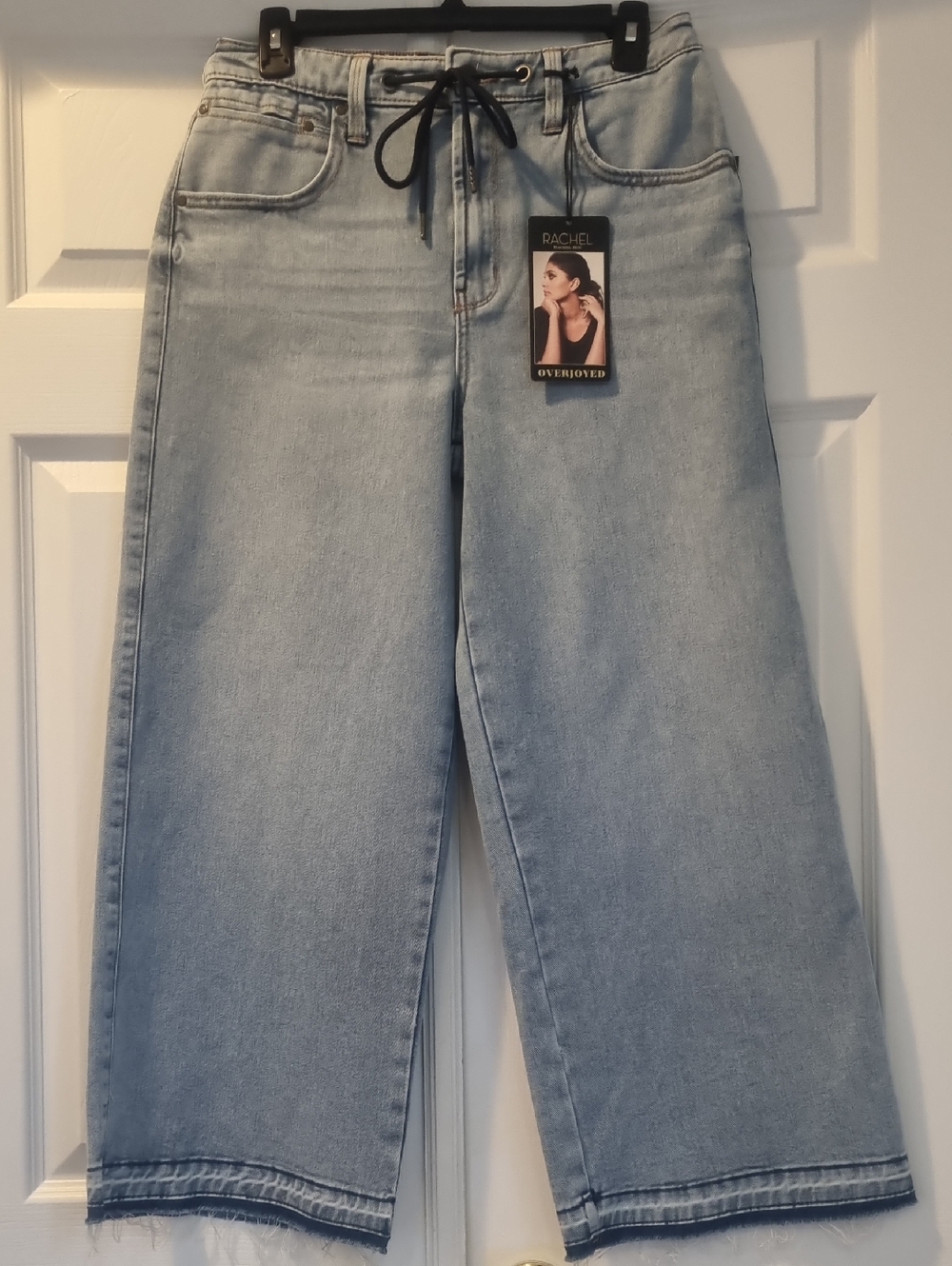RACHEL By Rachel Roy Overjoyed Cropped High Rise Jeans Blue Size 8/29 - Picture 2 of 13